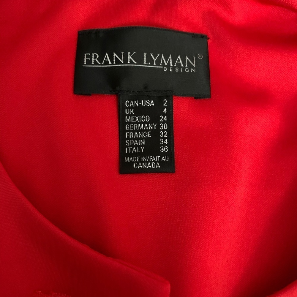 NWT Frank  Lyman Design Red Jacket - Picture 4 of 7